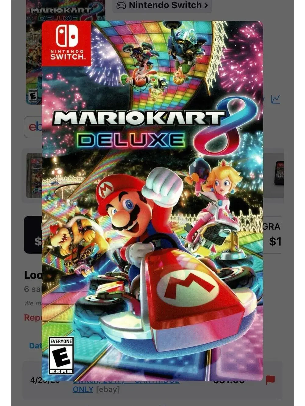 Mario Kart 8 Deluxe for Nintendo Switch